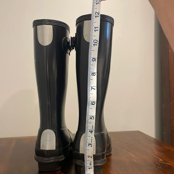 HUNTER Kids Boots 12” Original Gloss Black Size US 3 B / 4 G - Picture 7 of 12